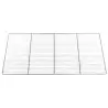 Pastry Chef's Boutique 03728 Stainless Steel Cooling Rack 16'' x 24'' - 3 Lines Cooling Racks