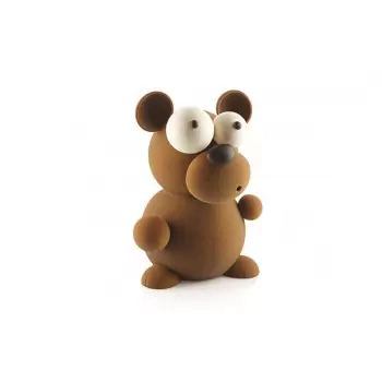 Silikomart 70.103.99.0065 Silikomart Thermoformed KIT TEDDY Bear Chocolate Mold by Raúl Bernal - 40 x 161 x 210 mm Thermoform...