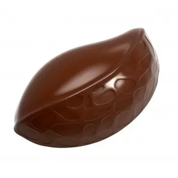 Chocolate World CW1946 Polycarbonate Praline Shell by Elias Laderach Chocolate Mold - 45 x 26.5 x16 mm - 12gr - 2x8 Cavity - ...