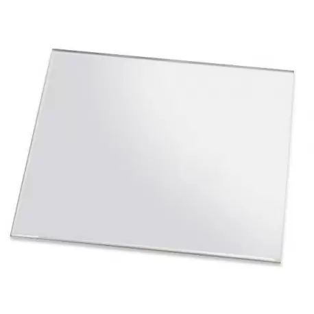 Pastry Chef's Boutique 40153 Cristal Clear Smooth Edgeless Acrylic Sheet 16'' x 24'' - 10mm Thick Sheet Pans & Extenders