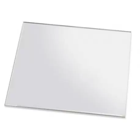 Pastry Chef's Boutique 40152 Cristal Clear Smooth Edgeless Acrylic Sheet 16'' x 12' - 10mm Thick Sheet Pans & Extenders