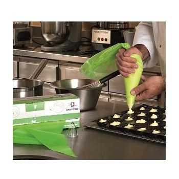 Matfer Bourgeat 165007 Matfer Bourgeat Heavy Duty Disposable Comfort Green Pastry Bags “Comfort“ Xl Disposable Pastry Bags