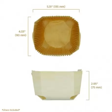 Panibois COMTED Panibois COMTE DISCOVERY PACK - 5.38" x 4.38" x 2.88" (10pcs) Wooden Cake Molds