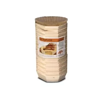 Panibois OCTO110D Panibois OCTORON 110 - OCTOPUCE DISCOVERY PACK - 4.38" Dia x 1.38" H (10pcs) Wooden Cake Molds