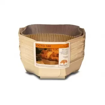 Panibois OCTO180D Panibois OCTORON 180 DISCOVERY PACK - 7.38" Dia x 2" H (10pcs) Wooden Cake Molds