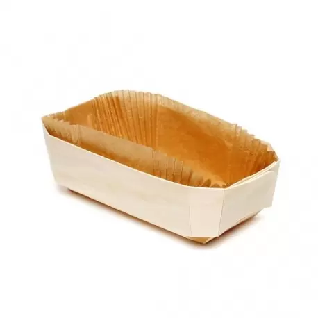 Panibois BARONB Panibois BARON Wooden Baking Mold - 7.88" x 4.38" x 2.38" (Bulk 100pcs) Wooden Cake Molds