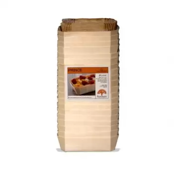 Panibois PRINCB Panibois PRINCE Wooden Baking Mold - 5.5" x 3.75" x 2" (Bulk 240pcs) Wooden Cake Molds