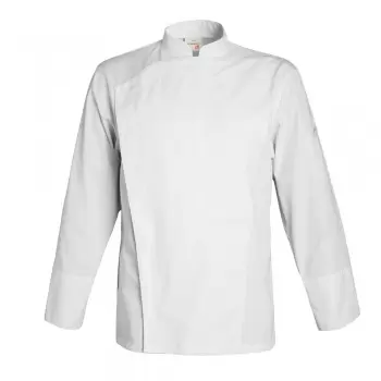 Clement Design CDM-ABW Men's ABSOLUTE Chef's Jacket -Long Sleeve (White) Chef Coats & Jackets