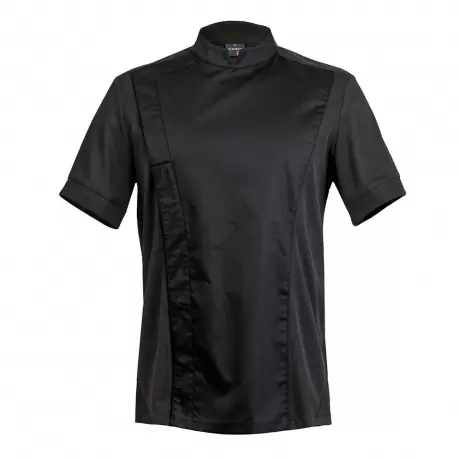 Clement Design CDM-C1BW Men's C-ONE Chef's Jacket -Long or Short Sleeve (Black or White) Chef Coats & Jackets