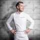 Clement Design CDM-C1BW Men's C-ONE Chef's Jacket -Long or Short Sleeve (Black or White) Chef Coats & Jackets
