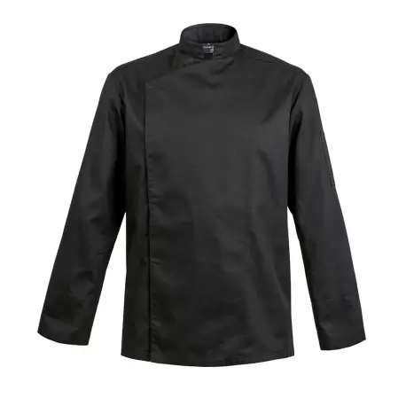 Clement Design CDM-FBW Men's FIRENZE Chef's Jacket - Long or Short Sleeves (Black or White) Chef Coats & Jackets