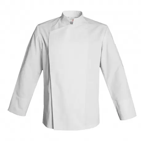 Clement Design CDM-FBW Men's FIRENZE Chef's Jacket - Long or Short Sleeves (Black or White) Chef Coats & Jackets