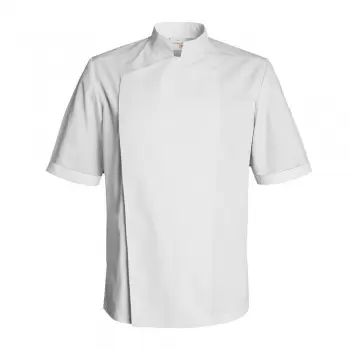 Clement Design CDM-FBW Men's FIRENZE Chef's Jacket - Long or Short Sleeves (Black or White) Chef Coats & Jackets