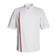 Clement Design CDM-FBW Men's FIRENZE Chef's Jacket - Long or Short Sleeves (Black or White) Chef Coats & Jackets