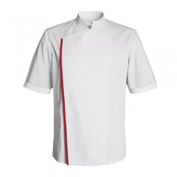 Clement Design CDM-FBW Men's FIRENZE Chef's Jacket - Long or Short Sleeves (Black or White) Chef Coats & Jackets