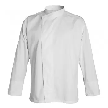 Clement Design CDM-MAW Men's MADISON Chef's Jacket -Long or Short Sleeve (White) Chef Coats & Jackets