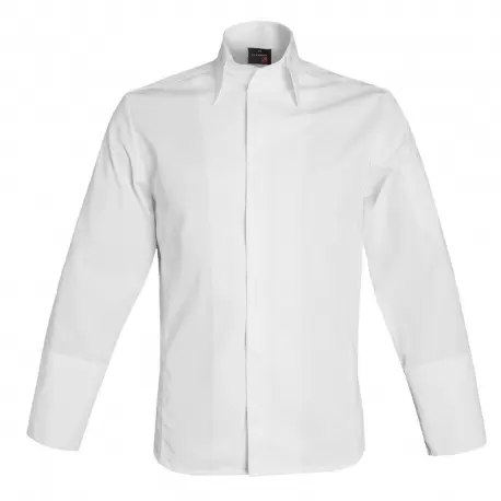 Clement Design CDM-MIBW Men's MILANO Chef's Jacket - Long Sleeve (Black or White) Chef Coats & Jackets