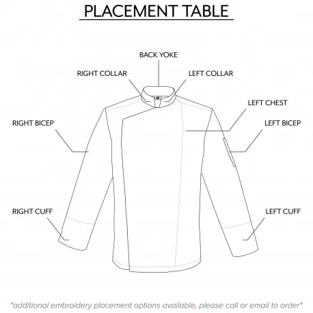 Clement Design CDM-MUB Men's MURANO Chef's Jacket - Long or Short Sleeve (Black) Chef Coats & Jackets