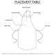 Clement Design CDA-PBW PAPRIKA Bib Apron in White or Black Aprons & Gloves