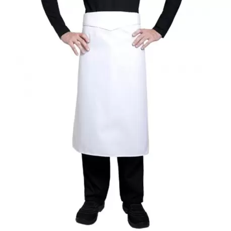 Clement Design CDA-BBW BADIANE Waist Apron in White or Black Aprons & Gloves