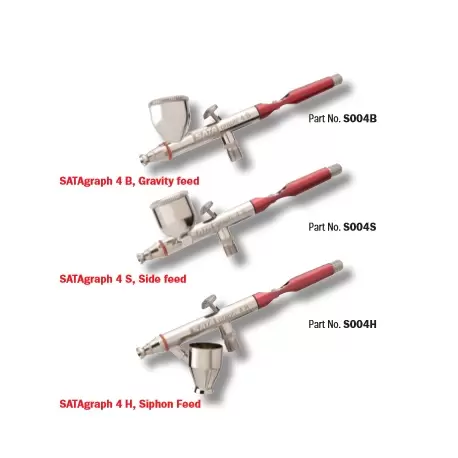 Sata S-G4 SATAgraph 4 AirBrush by SATA - Stainless Steel Spray Gun for cocoa butter and chocolate decor Spraying Guns for Cho... Sata S-G4 SATAgraph 4 AirBrush by SATA - Stainless Steel Spray Gun for cocoa butter and chocolate decor Spraying Guns for Cho...