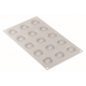 Silikomart 36.313.87.0065 Silikomart Professional PLISSÉ 7 by Jérôme de Oliveira Pleated Round Silicone Mold - 45 x 6.4mm - 7...