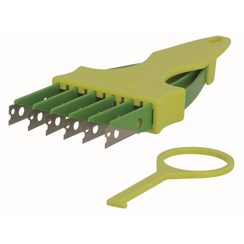 Pastry Chef's Boutique 1475 Bakers Blade Clamp Holder with 6 blad...