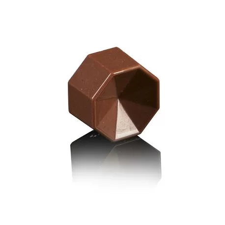 Martellato MA1010 Polycarbonate Chocolate Praline Mold - OTTAGONO - 30 x 15.5 mm 11gr - 28pcs Modern Shaped Molds