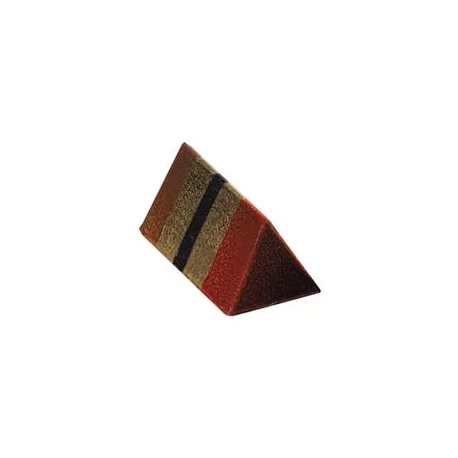 Martellato MA1999 Polycarbonate Chocolate Praline Snack Bar Mold - Small Triangle - 39 x 20 x 16mm 7gr -27pcs Modern Shaped M...