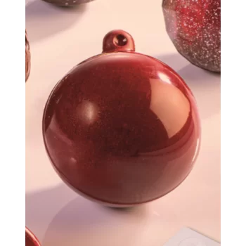 Martellato 20SF007 Christmas Decoration Thermoformed Chocolate Molds - Christmas Bulb - 60mm 39gr Thermoformed Chocolate Molds