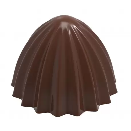 Chocolate World CW1926 Polycarbonate The Juicer by the Dutch Pastry Team Chocolate Mold - 30.5 x 30.5 x 24 mm - 12gr - 3x7 Ca...