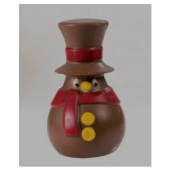Martellato MAC402S Christmas Winter Snowman Thermoformed Chocolate Mold - 64x70 h110mm Thermoformed Chocolate Molds