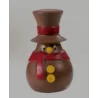 Martellato MAC402S Christmas Winter Snowman Thermoformed Chocolate Mold - 64x70 h110mm Thermoformed Chocolate Molds