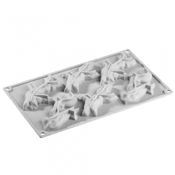 Pavoni TREE Trunk Decoration Silicone Mold - 120x69x18mm - 32ml - 6 imprints