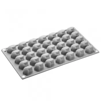 Pavoni NUT Decoration Silicone Mold - 31 x 23 x 19 mm - 6 ml - 35 imprints