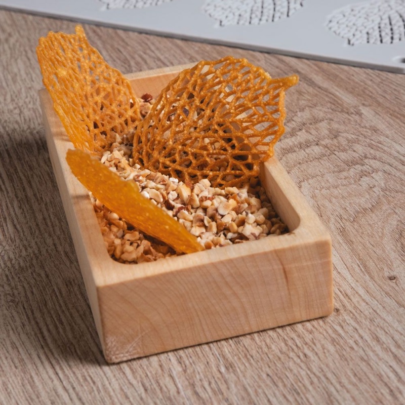 Pavoni GG029 Pavoni LEAF Decoration Silicone Mold 73 x 55 x 2 mm