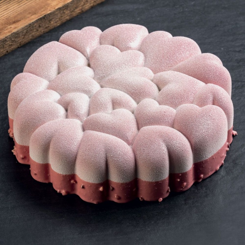 179mm X 178mm X 48mm H Pavoni pavocake SILICONA EROS Molde 