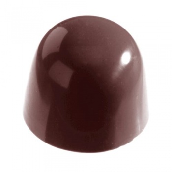 Chocolate World CW1157 Polycarbonate Dome Chocolate Mold - Ø30mm - 30 x 30 x 25 mm - 17gr - 3x7 Cavity - 275x135x24mm Traditi...