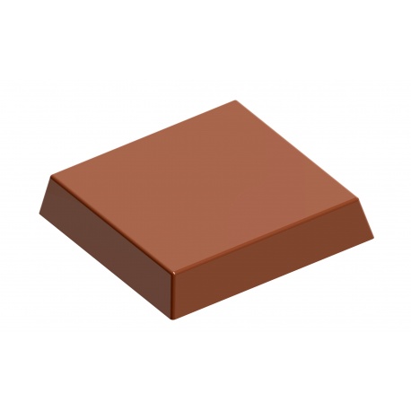 Chocolate World CW1887 Polycarbonate Square Chocolate Mold - 30.5 x