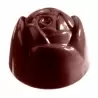 Chocolate World CW2244 Polycarbonate Rose Flower Chocolate Mold - 28 x 28 x 20 mm - 12 gr - 4x8 Cavity - 275x175x24mm Valenti...