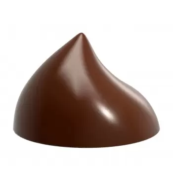 Chocolate World CW1975 Polycarbonate Drop by Vivian Zhou Chocolate Mold - 27 x 27 x 18.5 mm - 6.5gr - 4x8 Cavity - Double Mol...