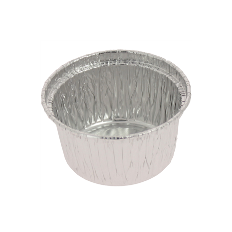 GO105 Aluminum Disposable Individual Round Muffin Pan - Ø 64 x