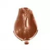 Chocolate World CW1549 Polycarbonate Traditional Rose Flower - 54 x 32 x 16 mm - 14gr - 2x7 Cavity - 275 x 135 x 24 mm Valent...