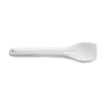 Pastry Chef's Boutique PGPP475M Gelato White Plastic Spoon 3 3/4'' - 1 Kg Acetate Rolls & Sheets