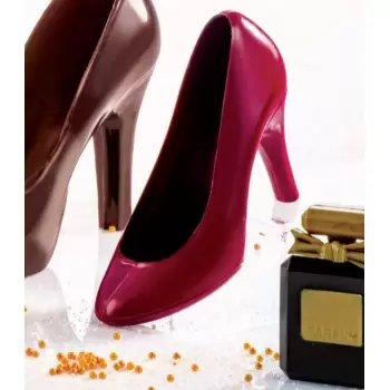 Polycarbonate Shoe Chocolate Mold - 160 x 70 x 120 mm - 120 gr