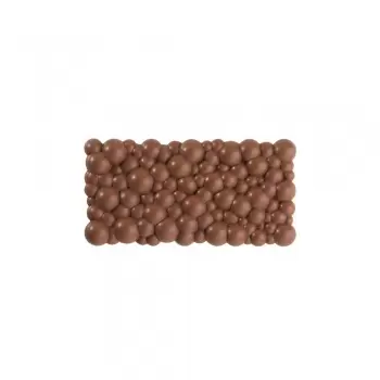 Polycarbonate Chocolate Tablet Bar Mold SPARKLING by Fabrizio Fiorani - 155 x 77 x 12 mm - 3 pcs - 100 gr - 275 x 175 x 24 mm