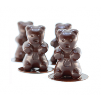 Mae 50360 Silicone Teddy Bear Mold - 58 x 33 mm - 16 Cavity - 290 x 190 mm Silicone Candy Molds