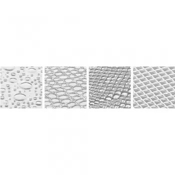 Pavoni STRKIT1 Chocolate Texture Sheets - 4 Patterns - 32 sheets Chocolate Acetate & Textures Sheets