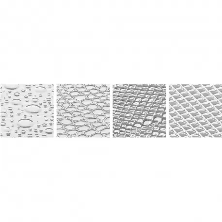 Pavoni STRKIT1 Chocolate Texture Sheets - 4 Patterns - 32 sheets Chocolate Acetate & Textures Sheets