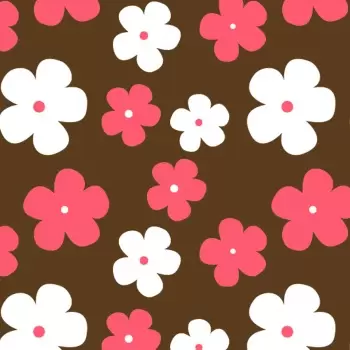 Chocolate World LF017693 Chocolate Transfer Sheets -Spring Flowers Daisy - 123 x 263 mm - 20 sheets Chocolate Transfer Sheets